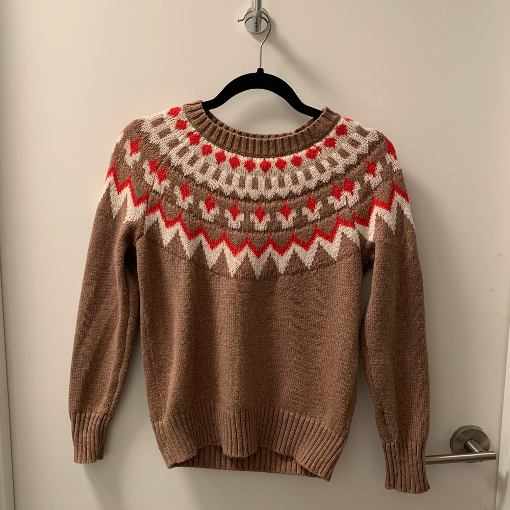 Old Navy | Fair Isle Sweater | Small Petite